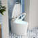 Smart Toilet with Advance Bidet, Foot Kick/Off-seat/Blackout/Remote Flush, Soft-closing Heat Seat, Warm Wash/Dryer, Bidet Elongated Toilet with Tankless, Remote Control