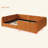 Velvet Upholstered Floor Bed