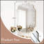 Grand miroir mural à bords biseautés sans cadre, polyvalent et élégant pour toute pièce, pleine longueur, facile à installer (35,8 po x 23,8 po)