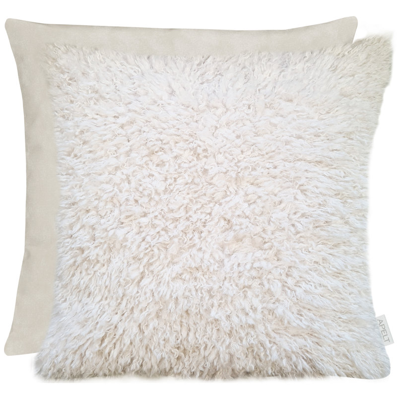 Loft Style Cushion, 46cm H x 46cm W, Square, Beige