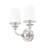 Ain 2 Light Wall Sconce in Brushed Nickel-1846633965