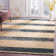 Hedman Hand Knotted Jute/Cotton Striped Rug in Beige/Brown/Blue