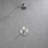 Stilleto Collection Shower Trim Only: 3-Function 4" Round Shower Head, Single Handle Set & Rough-in Valve Included - Brushed Nickel-36865916