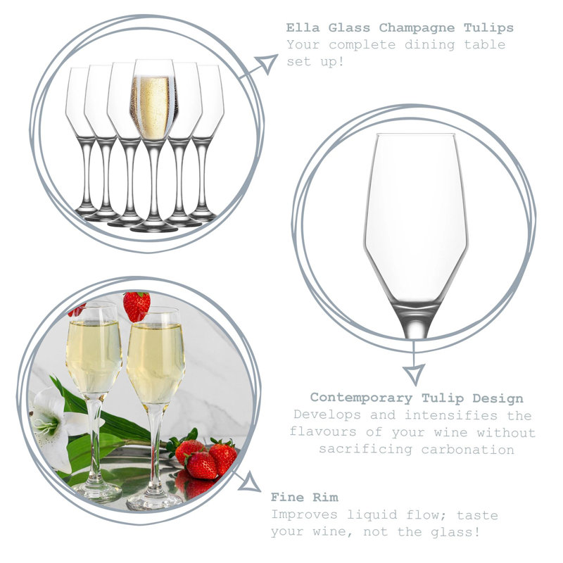 230ml Flute, 6