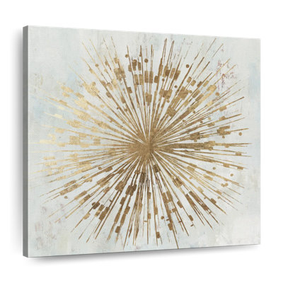 Golden Star Canvas Print