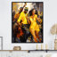 Yellow Jazz Dance Fusion - Art mural de danse