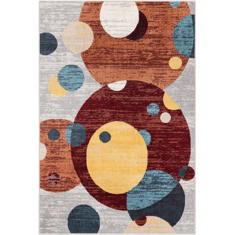 Bubbles Taslin Rug, Rectangle 4'1" x 6'1"