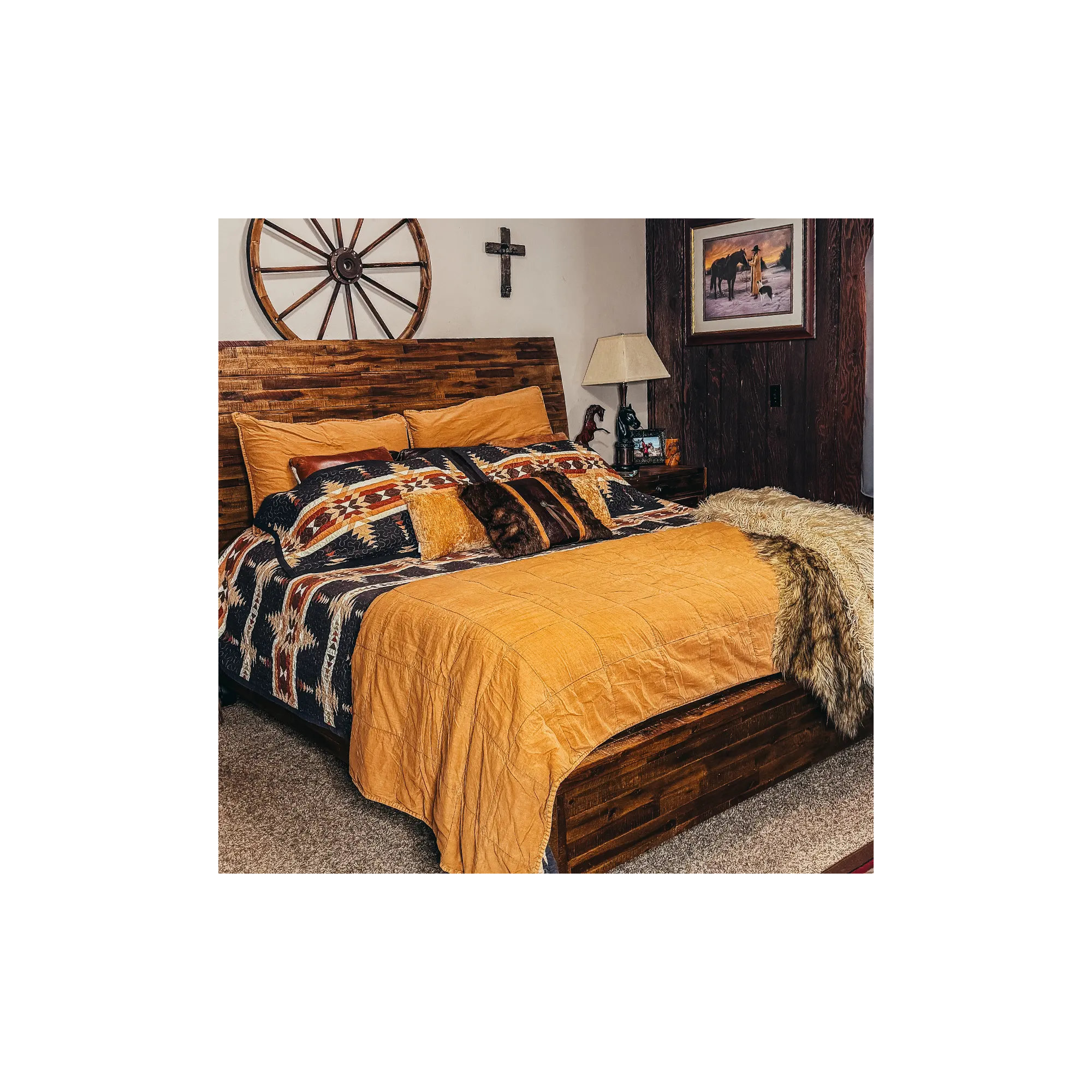 Stonewashed Cotton Canvas Solid Color Classic Chic Casual Modern Rustic Coverlet Set, Queen Coverlet + 2 Standard Shams