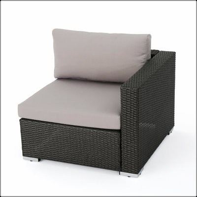Fauteuil droit Santa Rosa avec matériaux MBRN et ALU durables, pour un confort et un style intérieur et extérieur