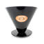 Size 6 Black Plastic Coffee Filter Cone