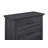 50" Wide 5-Drawer Chest in Charcoal