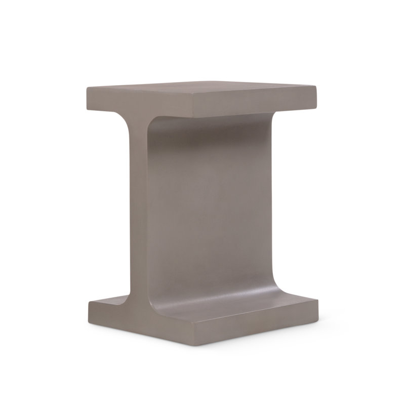 Justin End Table, Dark Grey