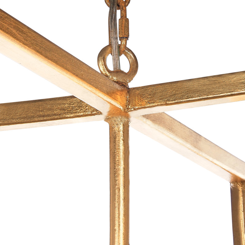 Madison 4 - Light Lantern Rectangle Chandelier