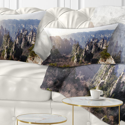 Printed Zhangjiajie National Forest Park Lumbar Pillow