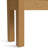 Natural Wood Console Table With Diamond Pastoral Pattern Inlay Design, Concealed Handle Drawer Sofa Table Entryway Table-966848269