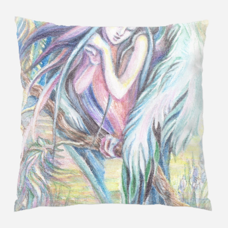Housse et insert de coussin extérieur Mojica, Microsuède, Intérieur