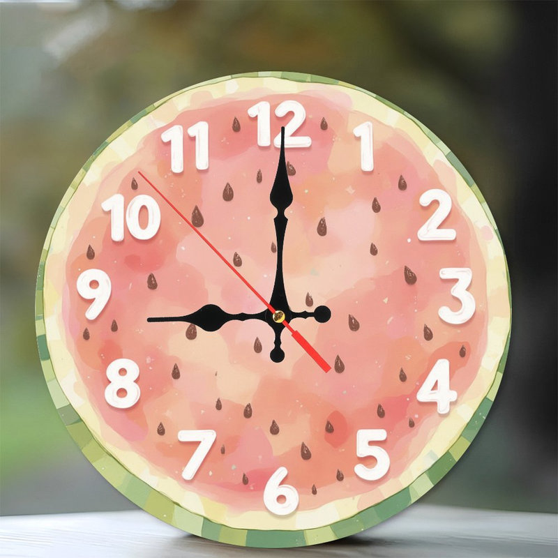 Horloge melon d'eau avec graines