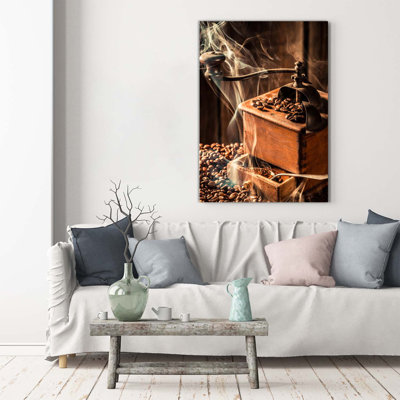 Coffee Beans - Wrapped Canvas Print