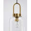 1 - Light Brass Gold Jar Pendant