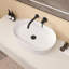 Lavabo vasque ovale 23 "à surface solide