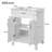 Single 24'' Bathroom Vanity With Ceramic Top-1844762474