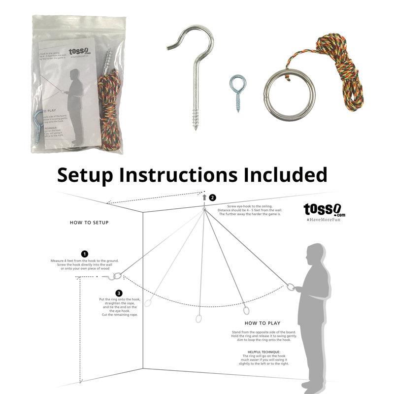 Jeu de crochets et anneaux - Bricolage