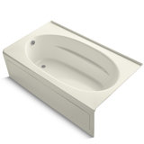 Windward 72" x 42" Alcove Soaking Acrylic Bathtub