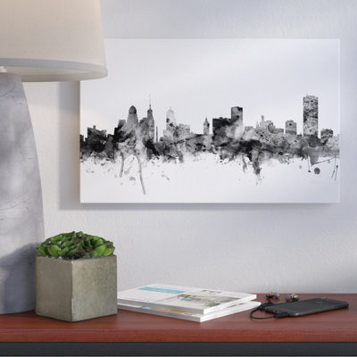 « buffalo new york horizon », impression sur toile tendue