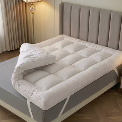 4Inch/ 10cm Microfiber Mattress Topper