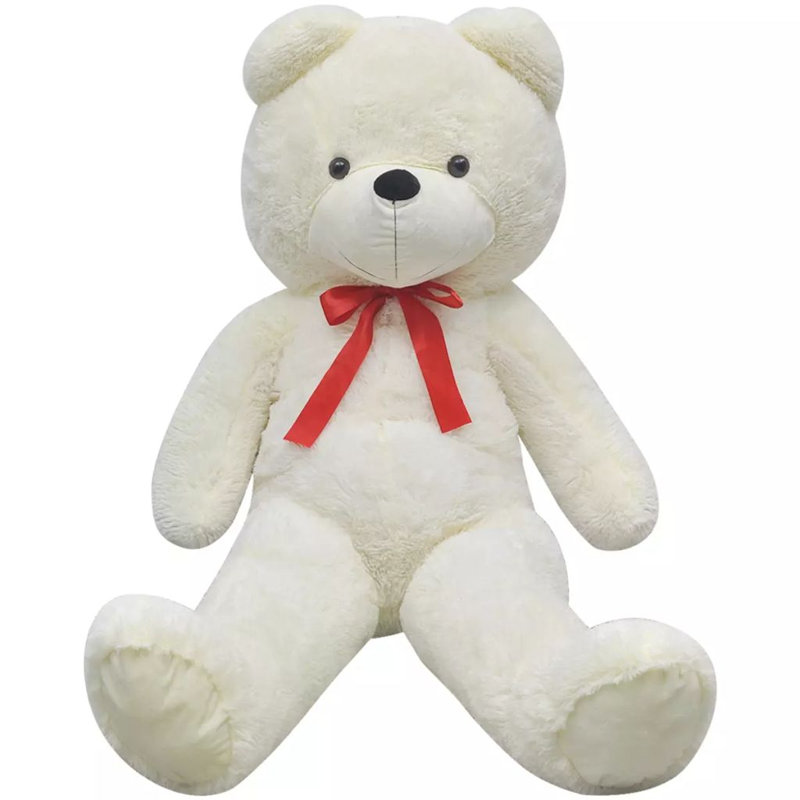 Sandiacre Christmas Animals Stuffed Holiday Accent, 242 cm, White