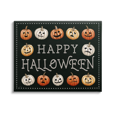 " Happy Halloween Jack-o-Lanterns " Graphic Art Print