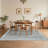 Vintage Area Rug Washable Rug Low Pile,Non-Slip Carpet Farmhouse Home Decor for Living Room,Bedroom,Dining Room-1120754003-1120754004