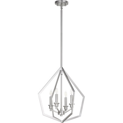Coleman 4 - Light Dimmable Lantern Geometric Chandelier