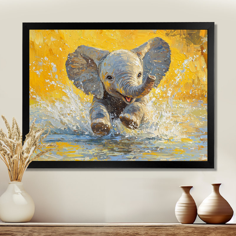 Guglielmo - Animals Wall Art, Reproduction encadrée d'une seule photo, H 30 po x l 40 po, Noir