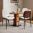 Mid-Century Modern Upholstered Dining Chair With Metal Legs-1704975629-1693875183
