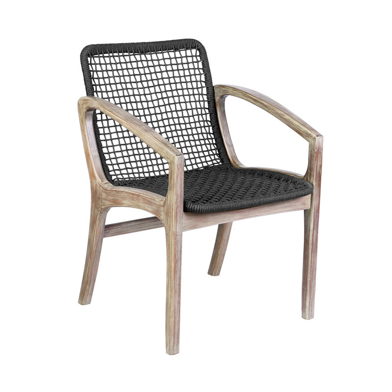 Dasinger 32'' Rectangular 4 - Person Outdoor Dining Set, Brown