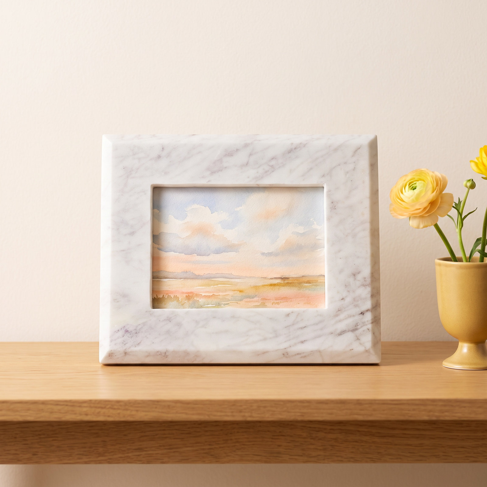 Matheson Marble Matte Picture Frame, 4" x 6"