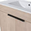 Meuble-lavabo simple 35,95 po avec plateau en céramique Toochi