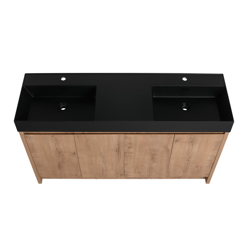 Jonas Bathroom Resin Double Sink