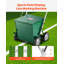 Marqueur Dry Line, 4 roues, 2 ou 4 lignes, Chalker Line Dry Marker, marqueur de ligne réglable, avec poignée de réglage en caoutchouc, grande capacité de poudre de 65 lb, pour baseball et balle de Softball, vert
