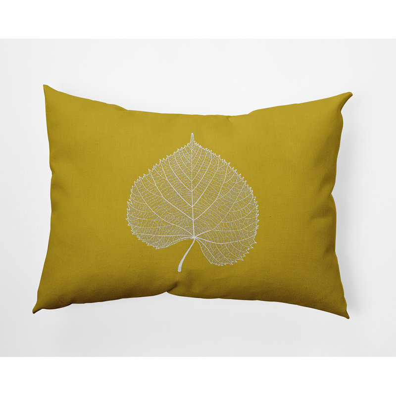  Housse et insert de coussin rectangulaire en polyester pour l'intérieur et l'extérieur par E by Design, Moutarde