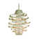 Vertigo 3 - Light Unique / Statement Geometric Chandelier