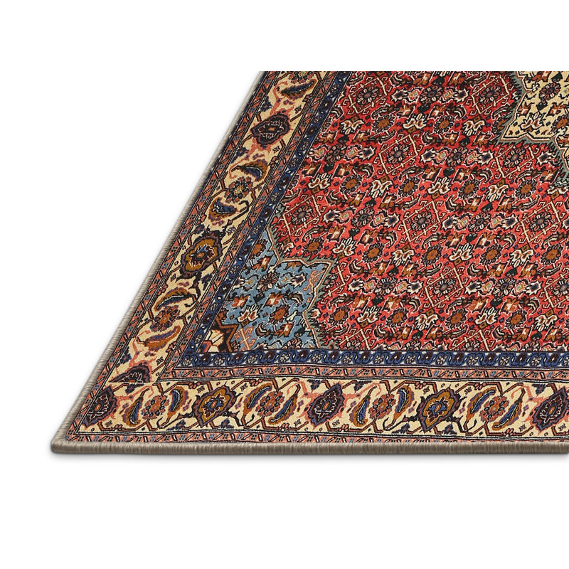 Tapis oriental brun / bleu, Rectangle 6 pi x 9 pi