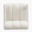 Chaise avec accoudoirs avec accoudoirs en forme de L et tissu en polyester 26,3 po U-Can Modern-403508362