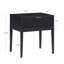 Carrera Fluted Wooden Nightstand with 1 Drawer-540707355