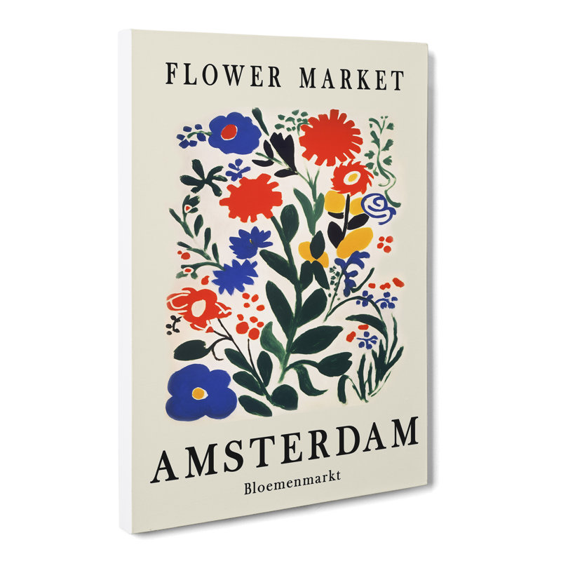 XMKTMKT-59 Amsterdam Flower Market Exhibition No.2 - Wrapped Canvas Print, 60cm H x 40cm W x 3cm D