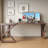 Light Walnut Color L-Shaped Solid Wood writing desk