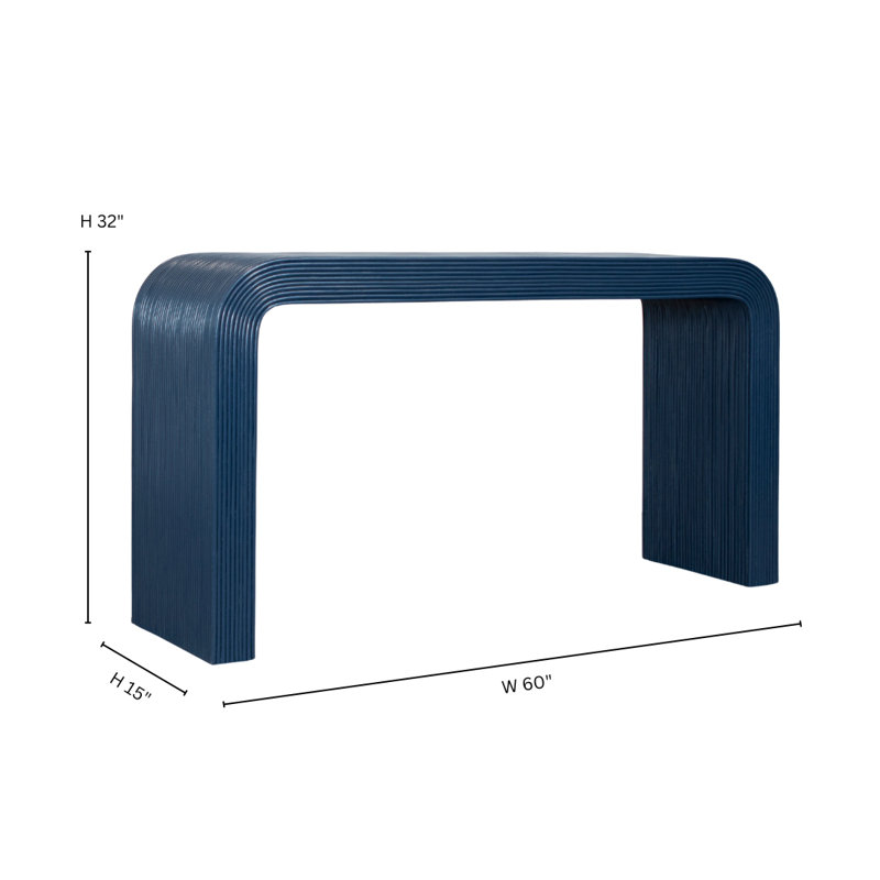 Bahia 60'' W Console Table, Navy