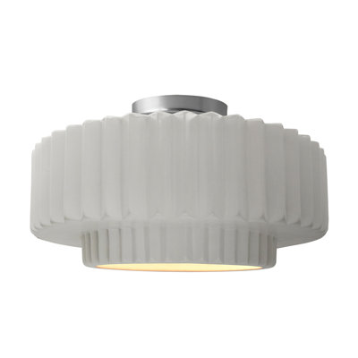 Plafonnier semi-encastré en céramique Radiance
