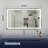 Frameless Wall Mount Bathroom Vanity Mirror With Led Lights, Memory Function, Defog-446045240